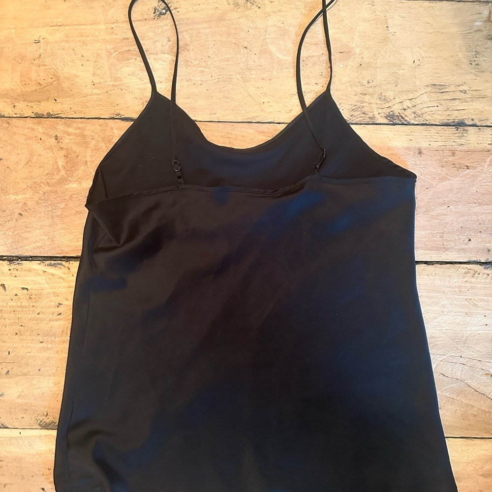 Black “Silk” Flowy Tank